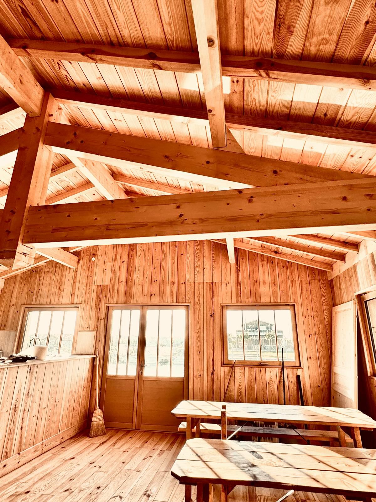 Charpente bois traditionnelle réalisée par Maison Sastre