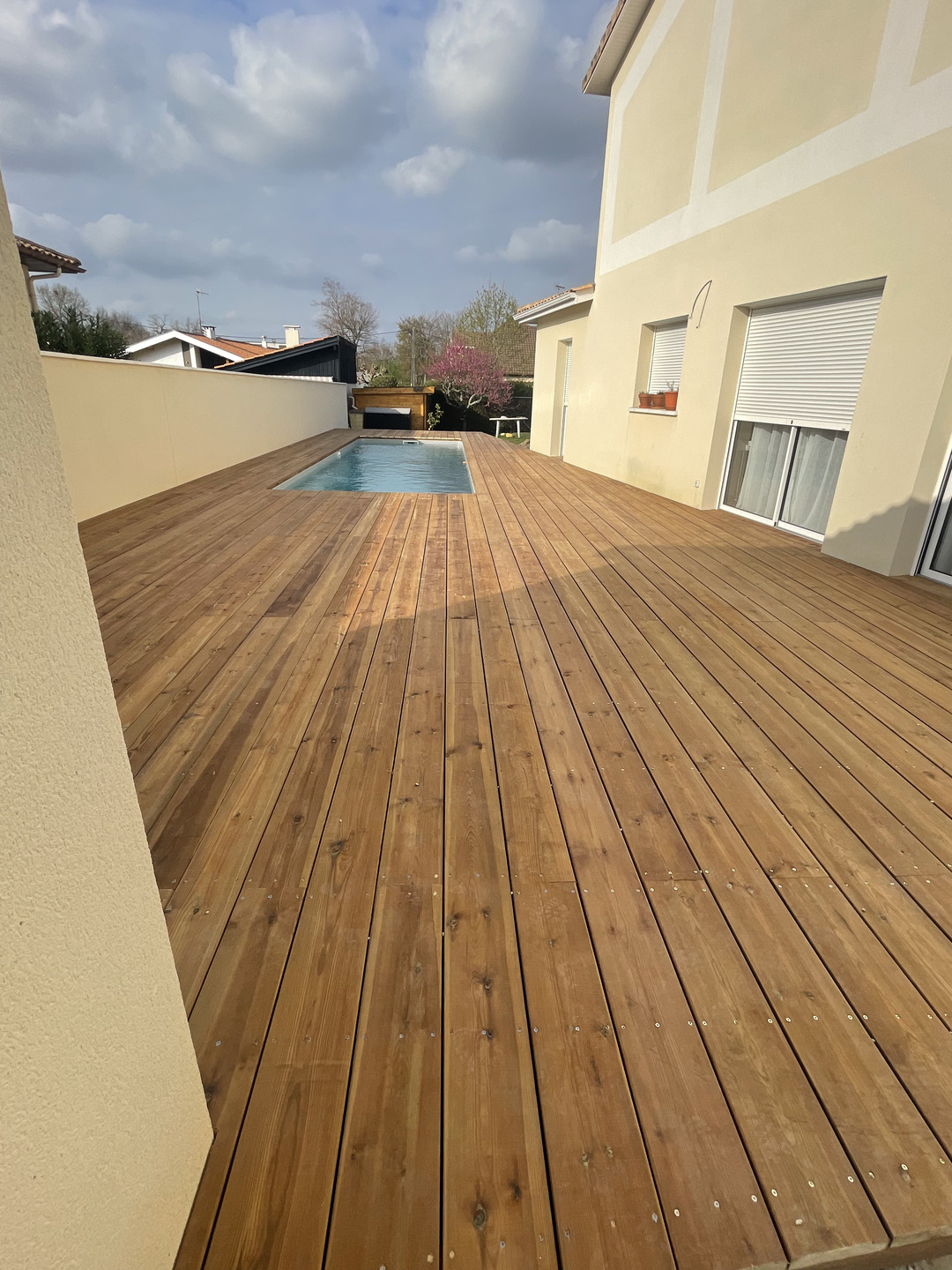Terrasse bois contemporaine